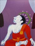 พุทโธ ธัมโม สังโฆ 3/ Buddho Dhammo Sanko 3, 2007, Oil on canvas, 120x90cm