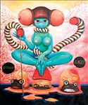 Lust controller, Poom Pechavanish, 2012, Oil on canvas, 100x120cm