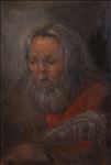 Portrait of The Poet, 2021, Oil on linen, 31.3x21 cm.