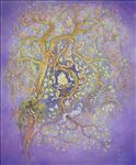 ต้นโลกกุตระ, Supramundance Tree, 2007, Acrylic on canvas, 90x110cm