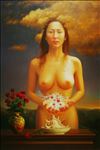 หญิงสาวผู้ไร้หัวใจ, Hearless Lady, 2009, Oil on canvas, 200x150cm