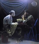 หุ่นนิ่ง 2 (Still life 2), 2015, Oil on canvas, 180x200 cm.