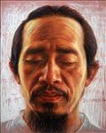 ประสงค์ ลือเมือง, Prasong Luemuang, 2007, Pastel on Canvas, 120x100cm