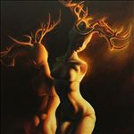 Deer Lady 2, 2013, Acrylic on canvas, 80x80cm