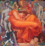 Lord Frederic Leighton : Flaming June : 1895, 2021, Oil on linen, 67x69 cm.