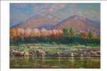 Salawin River 1, 110x150, 2008, Oil on canvas, 110x150cm