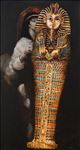 Tutankhamun, 2022, Oil on Linen, 120 x 65 cm.