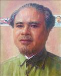 ข้าพเจ้าเป็นคนผิวเหลือง (Mao Zedong), 2018, Oil on linen, 100x80 cm.