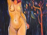 Woman 4, 2009, mixed media on canvas, 80x100cm
