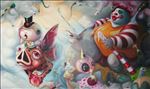 Away with that Bite, 2011, Oil on canvas, 160x270cm
