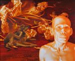 เฉย,  Insensible, 2009, Oil on canvas, 150 x 170cm