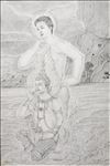 มนุษย์คนแรกของโลก, The First Human In the World, 2007, Drawing on Paper, 36x54cm