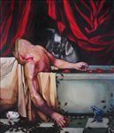 Bathroom 2, Waiyawut Promrat, 2009, Oil on canvas, 170X145CM