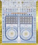ภายใต้พุทธบารมี 3, Under The Buddha 3, 2007, Acrylic and gold leaves on canvas, 140x160cm