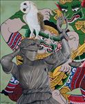 Artist : Tewaporn Maikongkeaw, Inequality เหลื่อมล้ำลำเอียง, 2020, Oil on canvas, 120X100 cm.