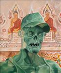 Zombie ซอมบี้, 2020, Oil on canvas, 120x100 cm.