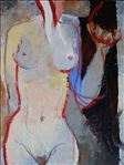 Woman 1, 2008, Oil on canvas, 100x90cm