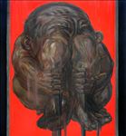 ฝึกตน, Practice-self-restraint, 2010, Oil on canvas, 148 x 160cm
