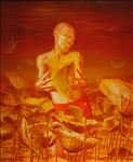 บึงสำราญ, Happy Bog, 2009, Oil on canvas, 170 x 140cm