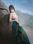 ภูผาที่อ่อนโยน, Sompop Songprom, 2008, Oil on canvas, 150x110cm