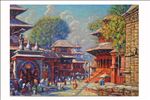 Kathmandu 2, 2008, Oil on canvas, 50x70cm