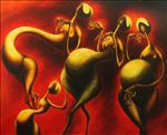 Reluctance from Desire 8, 2011, Acrylic on canvas, 160x200cm