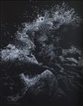 กาย-จิต (Body-Mind), 2015, Wax pencil on Canvas, 100x80 cm.