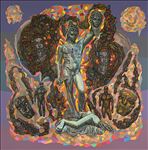 Perseus​ and​ Medusa, 2020, Acrylic​ on​ canvas, 200x200​ cm.