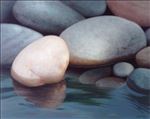 หิน, Pebbles, 2010, Oil on canvas, 40x50cm