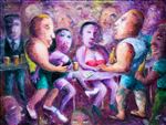 Bangkok Night, 2013, Oil on canvas, 122x91cm