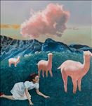 Be you,not them, 2025, Oil on linen, 160 x 140 cm.