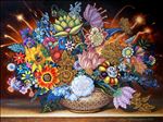 Blooming in Conflict No.2 (after T. Murakami, Y. Kusama, G. O