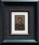 King Rama IX no.10, 2025, Oil on linen, 7.5 x 5 cm