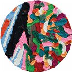 DEPTH No.06, 2025, Oil on canvas, Diameter 110 cm DEPTH No.06, 2025, Oil on canvas, Diameter 110 cm