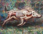 The Victim, 2025, Oil on linen, 80 x 100 cm
