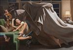 Never Cut Your Nails at Night ห้ามตัดเล็บตอนกลางคืน, 2026, Oil on linen, 117 x 170 cm