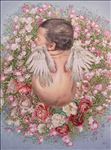 Putti no.2, 2026, Oil on linen	, 80 x 60 cm