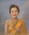 Queen Sirikit, 2025, Oil on linen, 61 x 51 cm