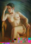 เบลอ, Blur, 2009, Pastel on Canvas, 120x90cm เบลอ, Blur, 2009, Pastel on Canvas, 120x90cm