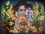 The son of Goat 2.1 บุตรเเห่งพระเจ้า 2.1, 2026, Oil on linen, 60 x 80 cm