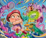 Artist vs AI, 2025, Acrylic on Canvas, 150 x 180 cm
