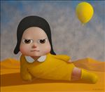 My balloon, 2025, Oil on linen, 140 x 160 cm. My balloon, 2025, Oil on linen, 140 x 160 cm.