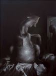 ไม่มีชื่อผลงาน  (Untitled), 2025, Oil on canvas, 200 x 150 cm	