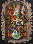 A bloom born of distortion no.1, 2026, Oil on linen	, 80 x 60 cm