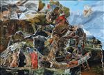 From Troy to Toy, 2026, Oil on linen, 130 x 180 cm From Troy to Toy, 2026, Oil on linen, 130 x 180 cm