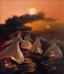 Far beyond the sun, 2025, Oil on linen, 160 x 140 cm