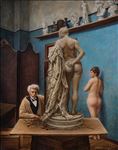 Jean-Léon Gérôme, 2020, Oil on linen, 100x80 cm. Jean-Léon Gérôme, 2020, Oil on linen, 100x80 cm.