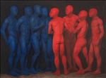 POLARITY ขั้วตรงข้าม, 2025, Oil on linen, 60 x 80 cm POLARITY ขั้วตรงข้าม, 2025, Oil on linen, 60 x 80 cm