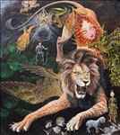 Earthquake, 2025, Oil on linen, 200 x 180 cm