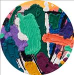 NO SIGNAL No.11, 2026, Oil on canvas, Diameter 100 cm NO SIGNAL No.11, 2026, Oil on canvas, Diameter 100 cm